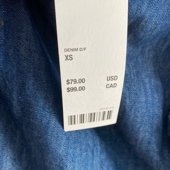 BDG NWT Denim dress. Super cute, didn’t fit me. Size XS. - Picture 8 of 8